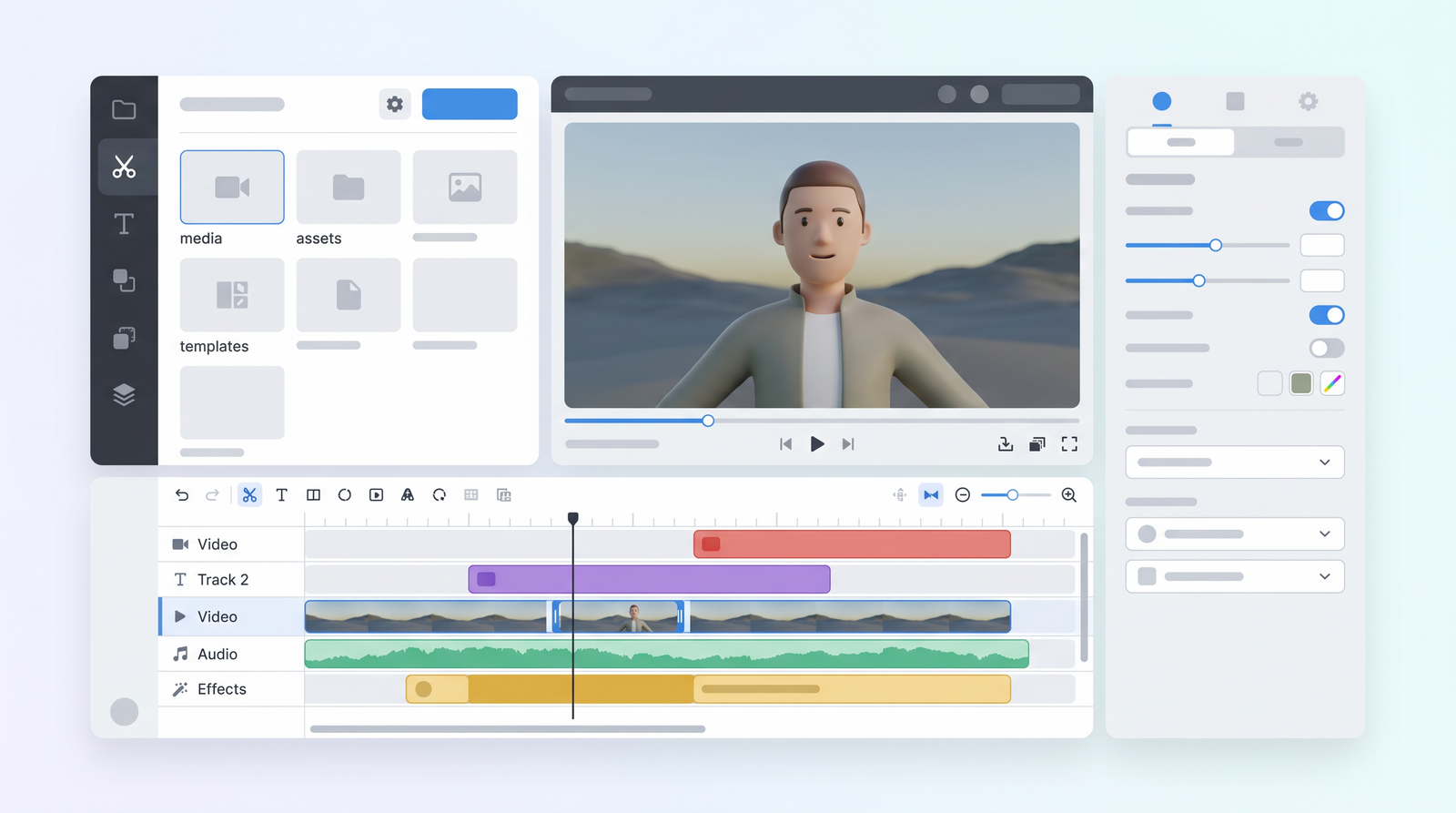 Kapwing editing features